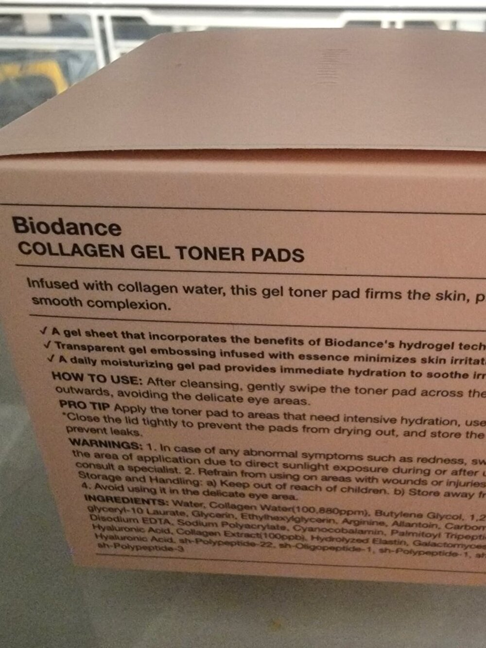 New Sealed Korean skincare Biodance Collagen Skin Pads - Picture 4 of 6